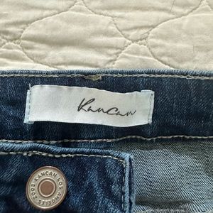 Kancan skinny jeans with minimal distressing in size 7/27